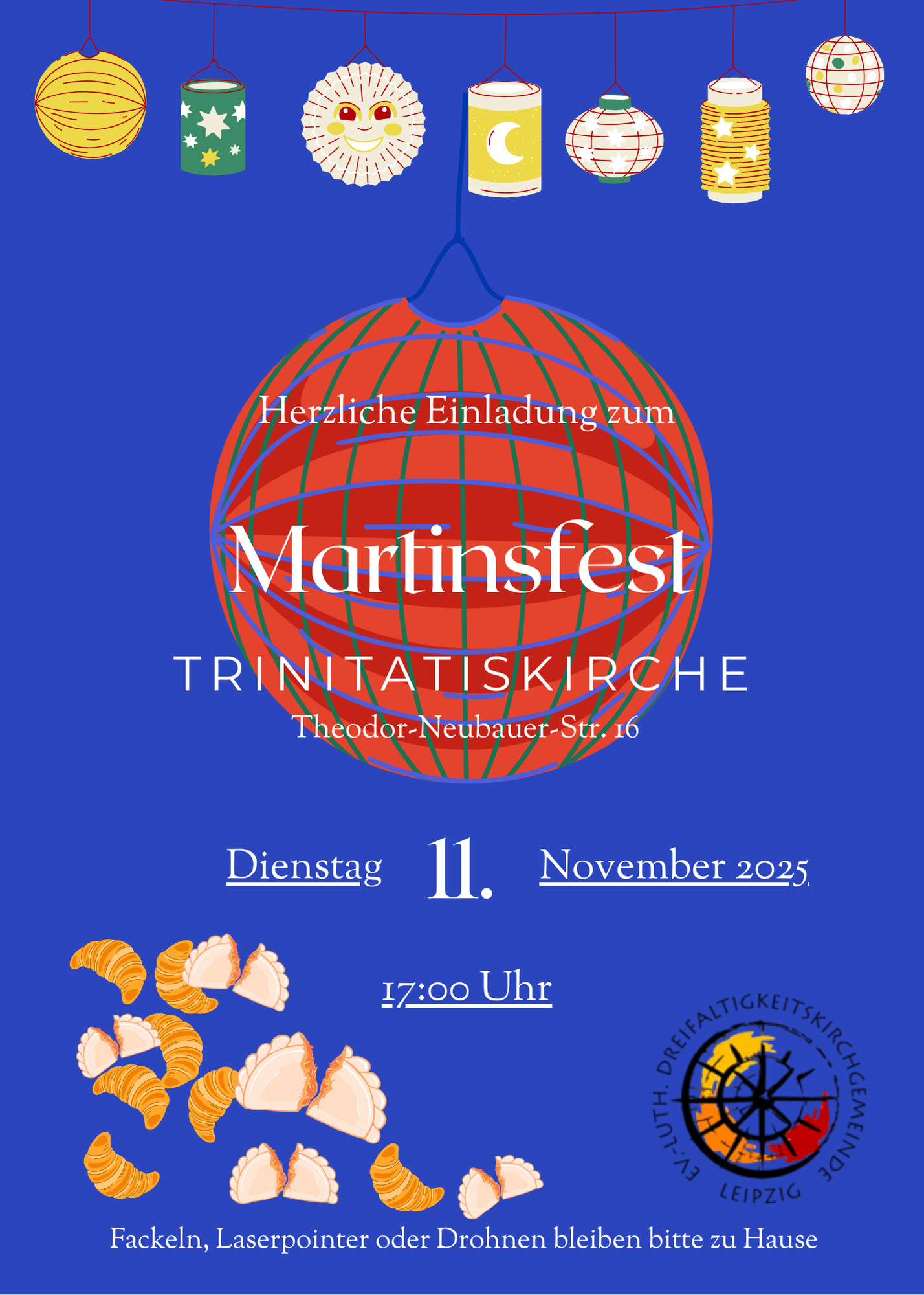 Plakat Martinsfest von Lydia Geipel