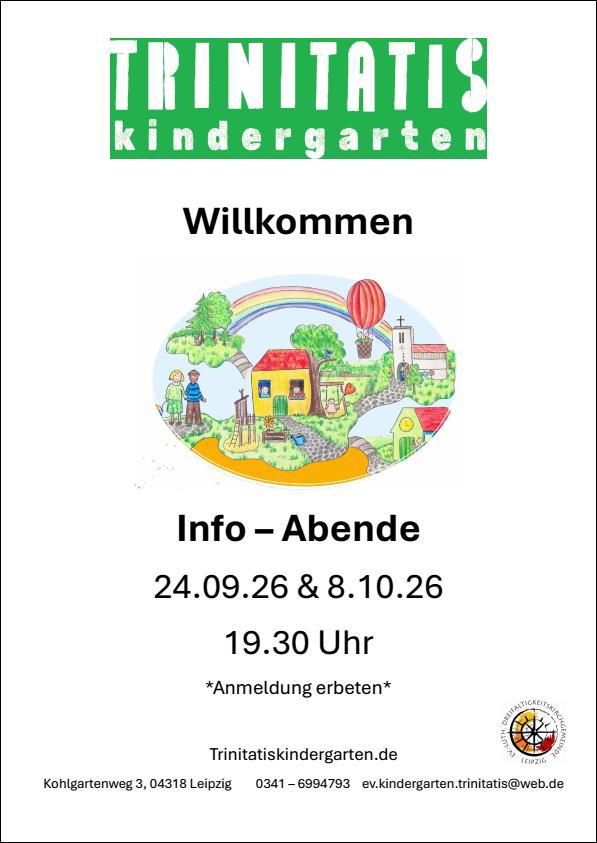 Einladung Informationsabende Kita